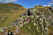 MONTE MINCUCCO (croce 1832 m - cima 2001 m) ad anello dal piano del Lago di Valmora il 17 ottobre 2019 - FOTOGALLERY